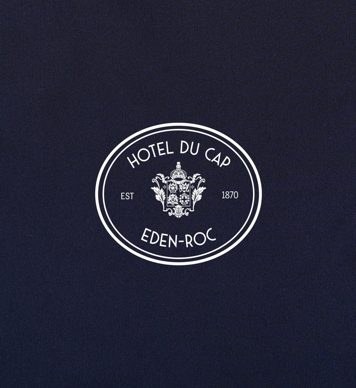 Sporty & Rich Eden Crest Sports Polo Vest - Navy/White