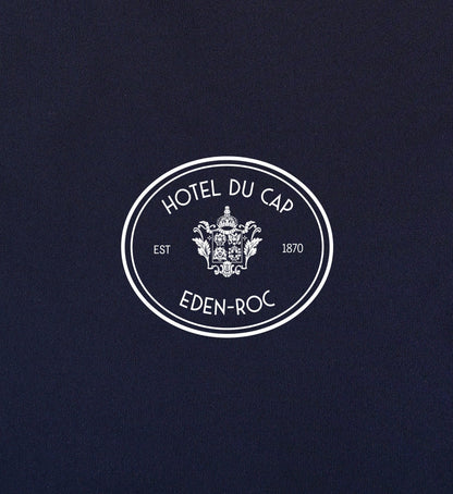 Sporty & Rich Eden Crest Sports Polo Vest - Navy/White