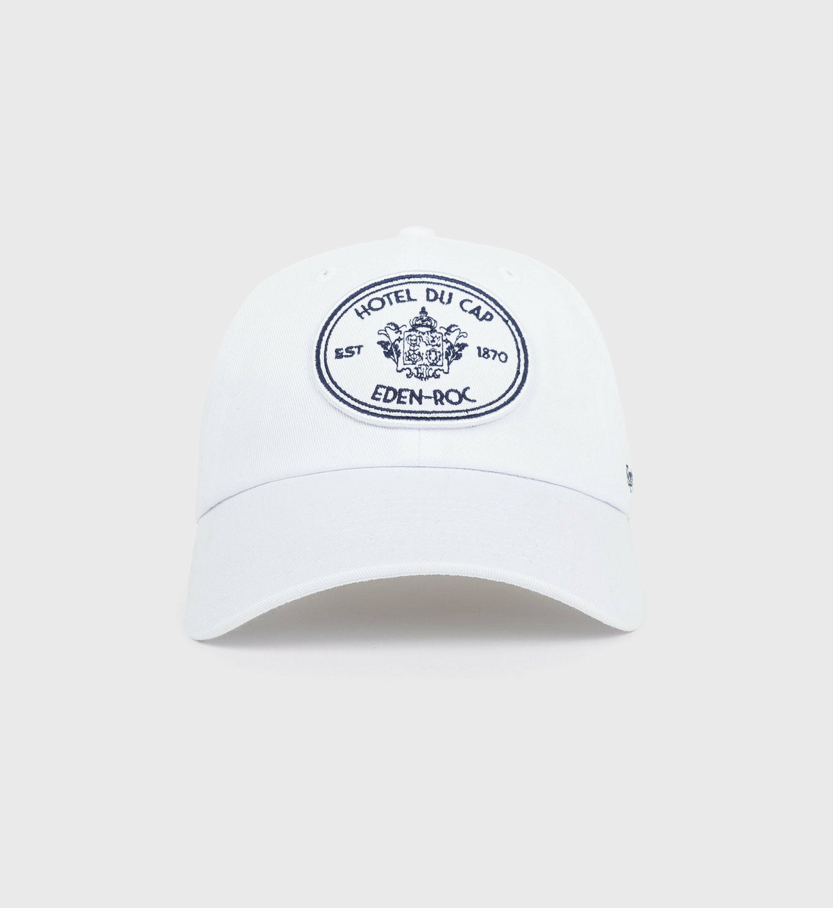 Sporty & Rich Eden Crest Hat - White/Navy