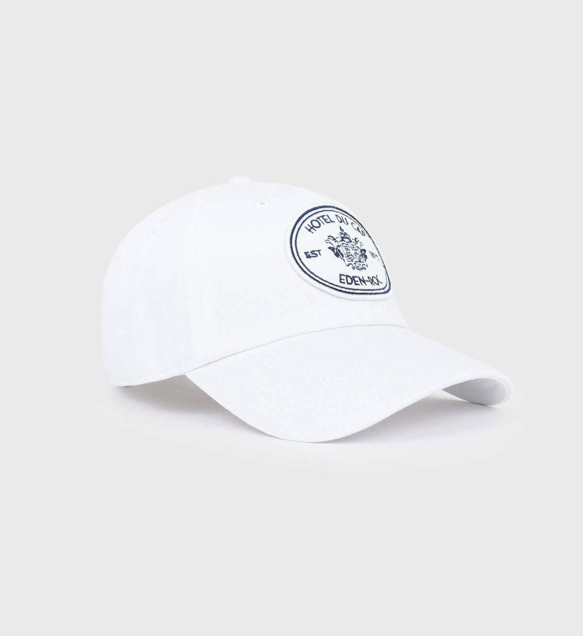 Sporty & Rich Eden Crest Hat - White/Navy