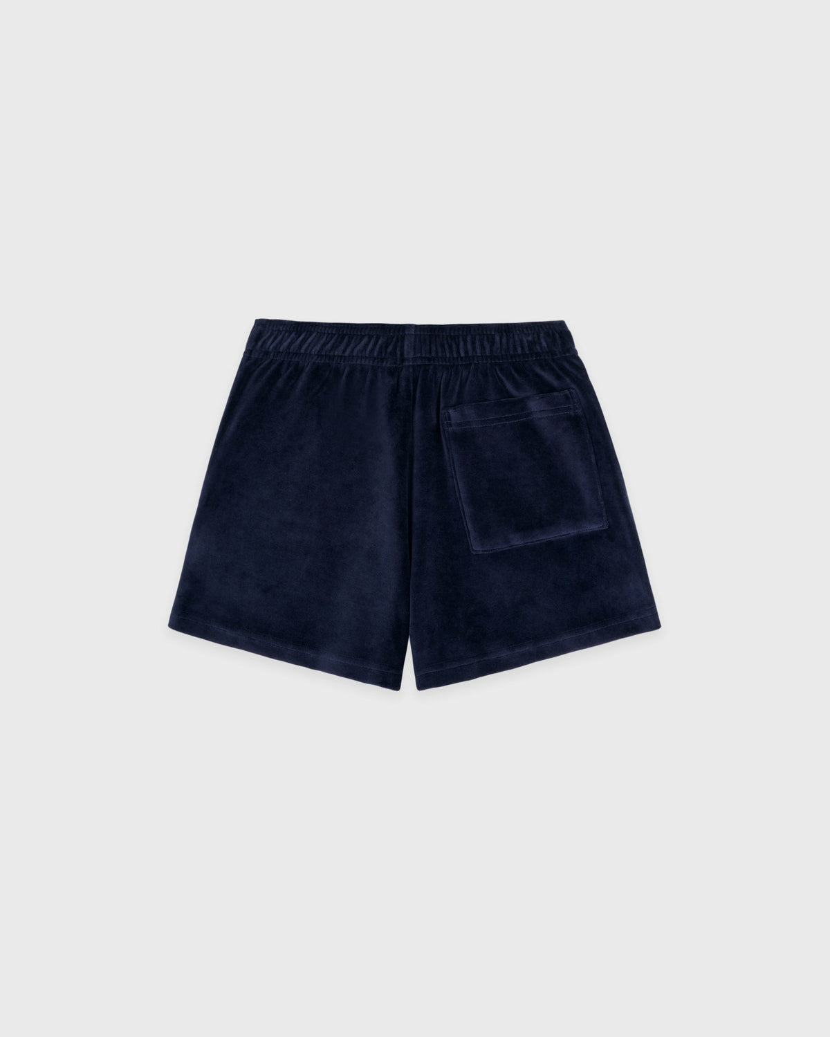 Sporty & Rich Crown Tennis Velour Short - Navy/Ecru