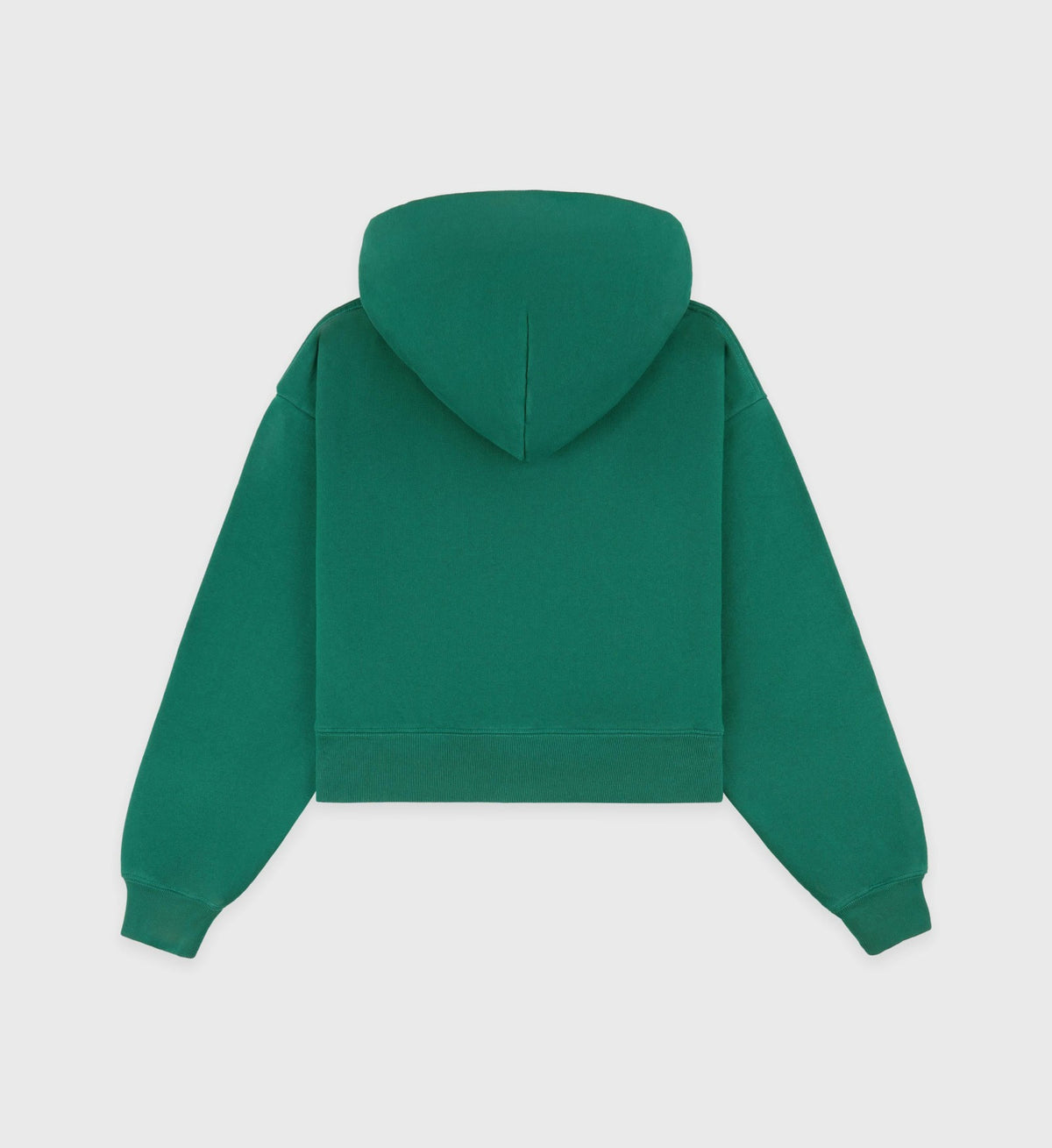 Sporty & Rich Crown Tennis Cropped Hoodie - Alpine/White