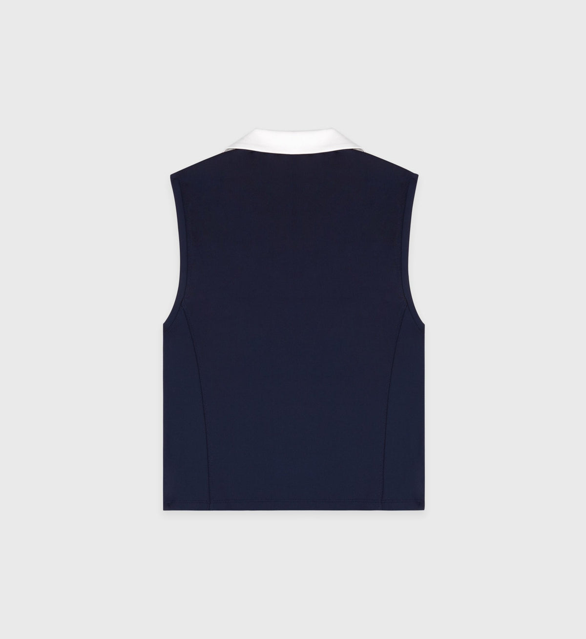 Sporty & Rich SRC Sports Polo Vest - Navy/White