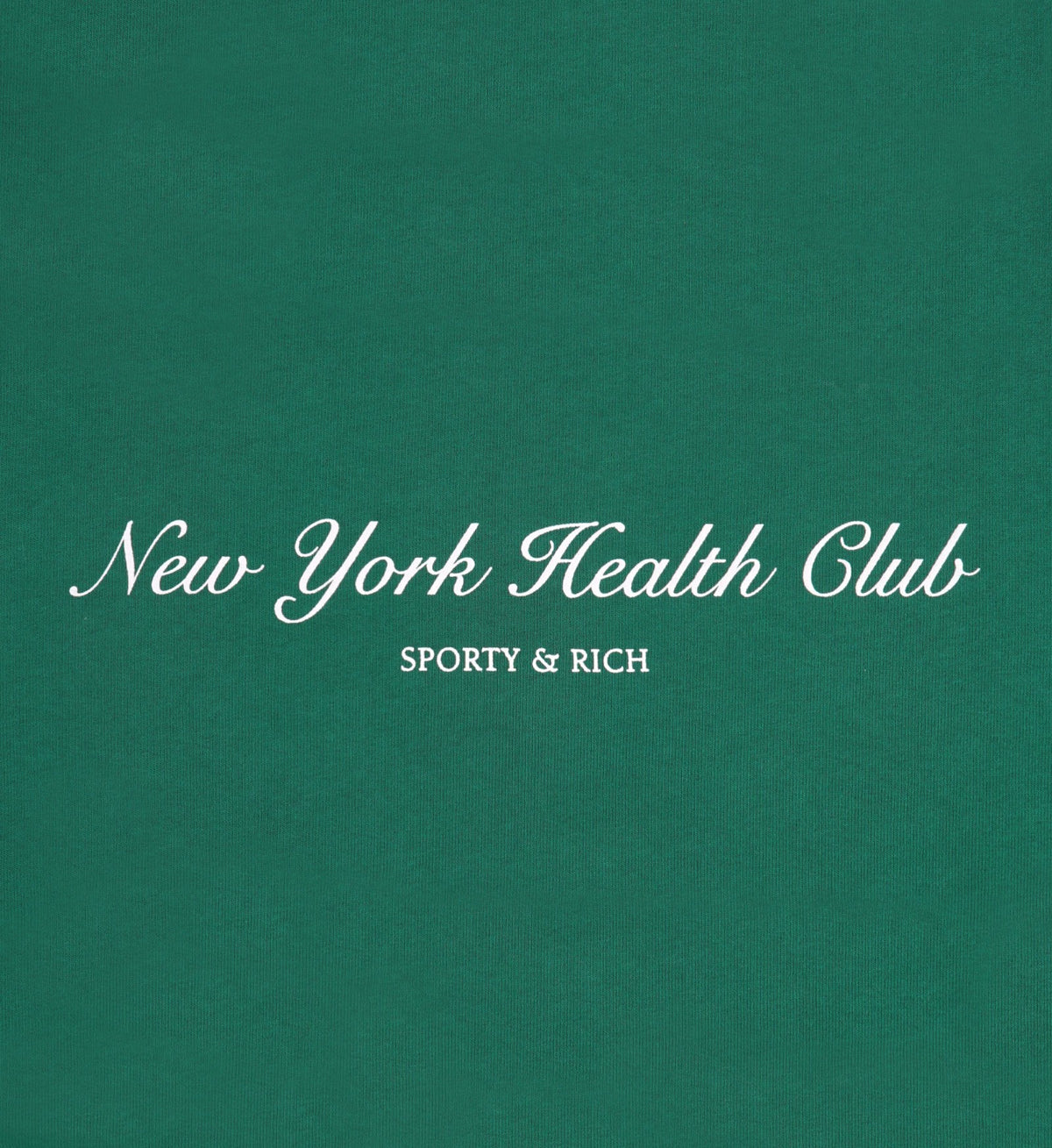 Sporty & Rich NY Tennis Club Crewneck - Alpine/White