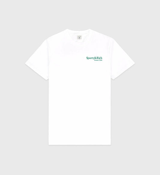 Sporty & Rich Play Tennis T-Shirt - White