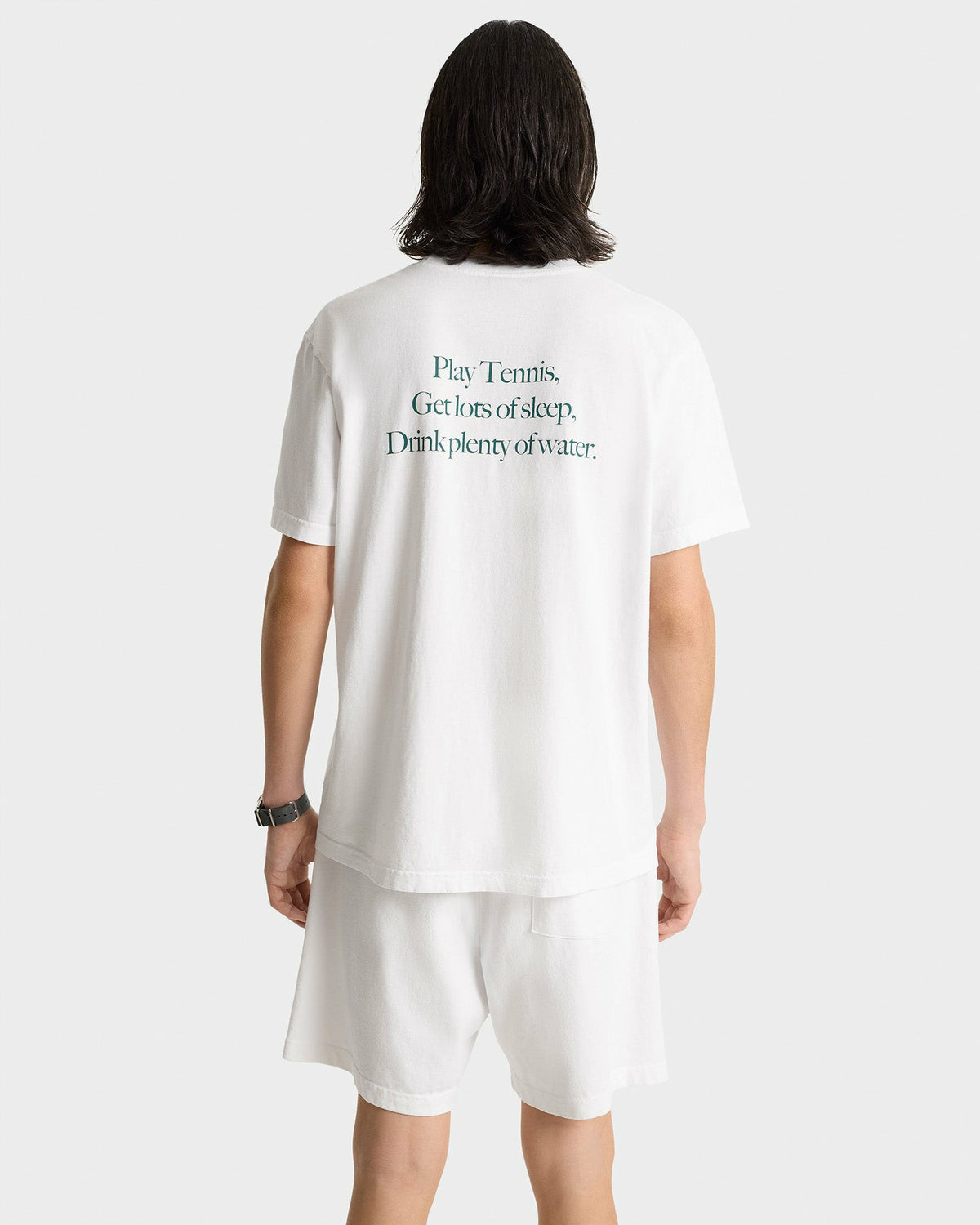 Sporty & Rich Play Tennis T-Shirt - White