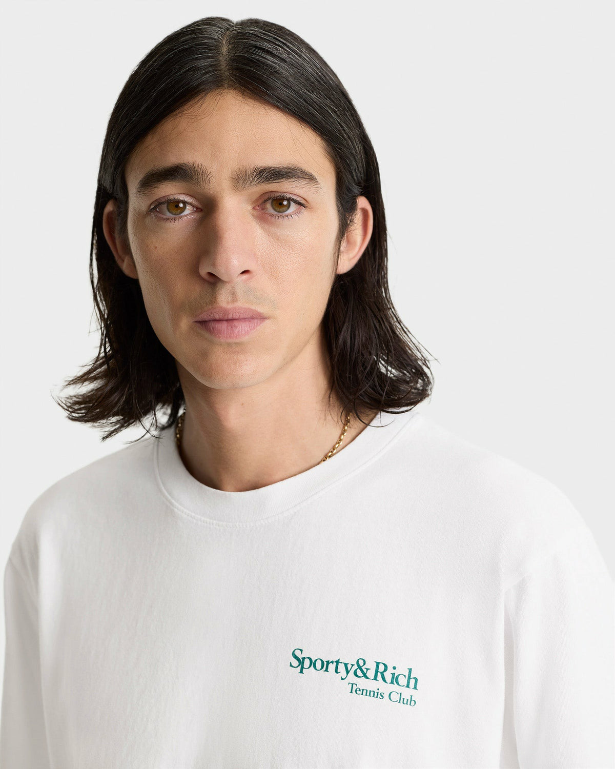 Sporty & Rich Play Tennis T-Shirt - White