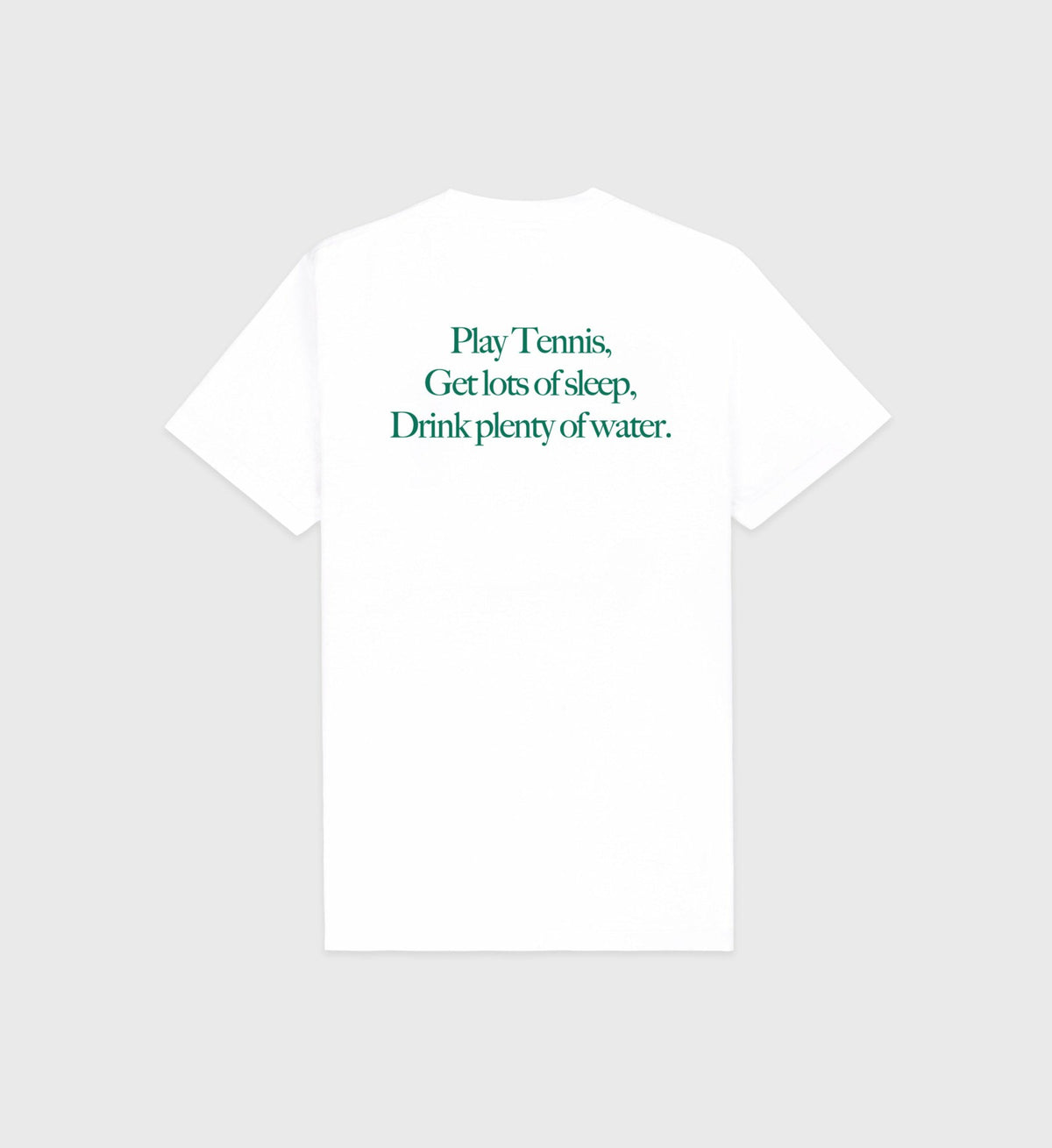 Sporty & Rich Play Tennis T-Shirt - White