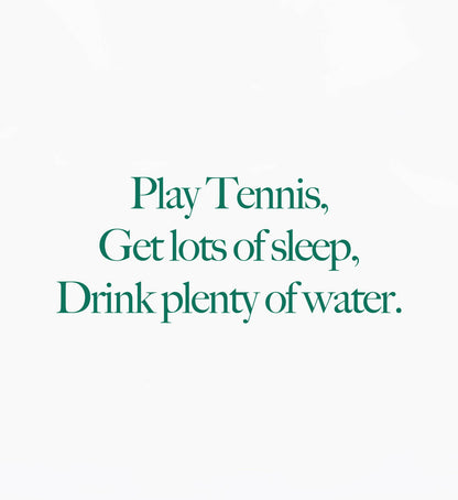 Sporty & Rich Play Tennis T-Shirt - White