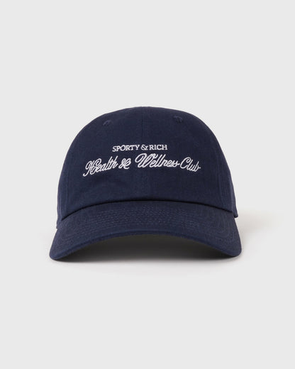 Sporty & Rich H&W Club Hat - Light Navy/White