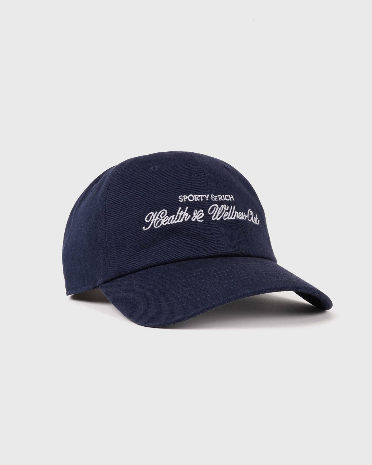 Sporty & Rich H&W Club Hat - Light Navy/White