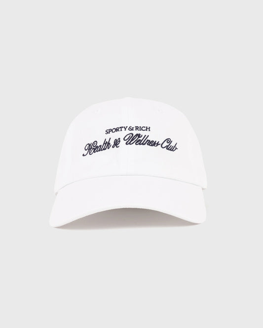 Sporty & Rich H&W Club Hat - White/Light Navy