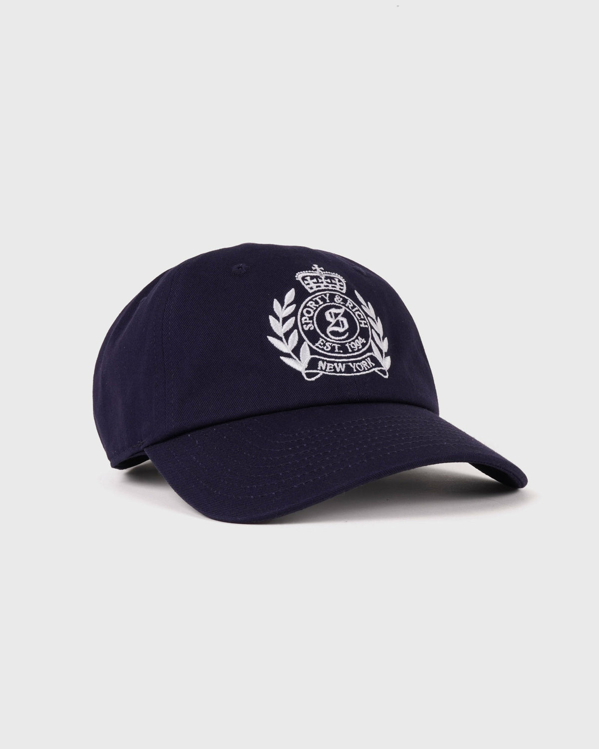 Sporty & Rich NY Crest Hat - Dark Navy