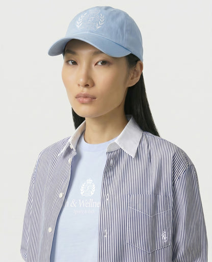 Sporty & Rich NY Crest Hat - Ciel