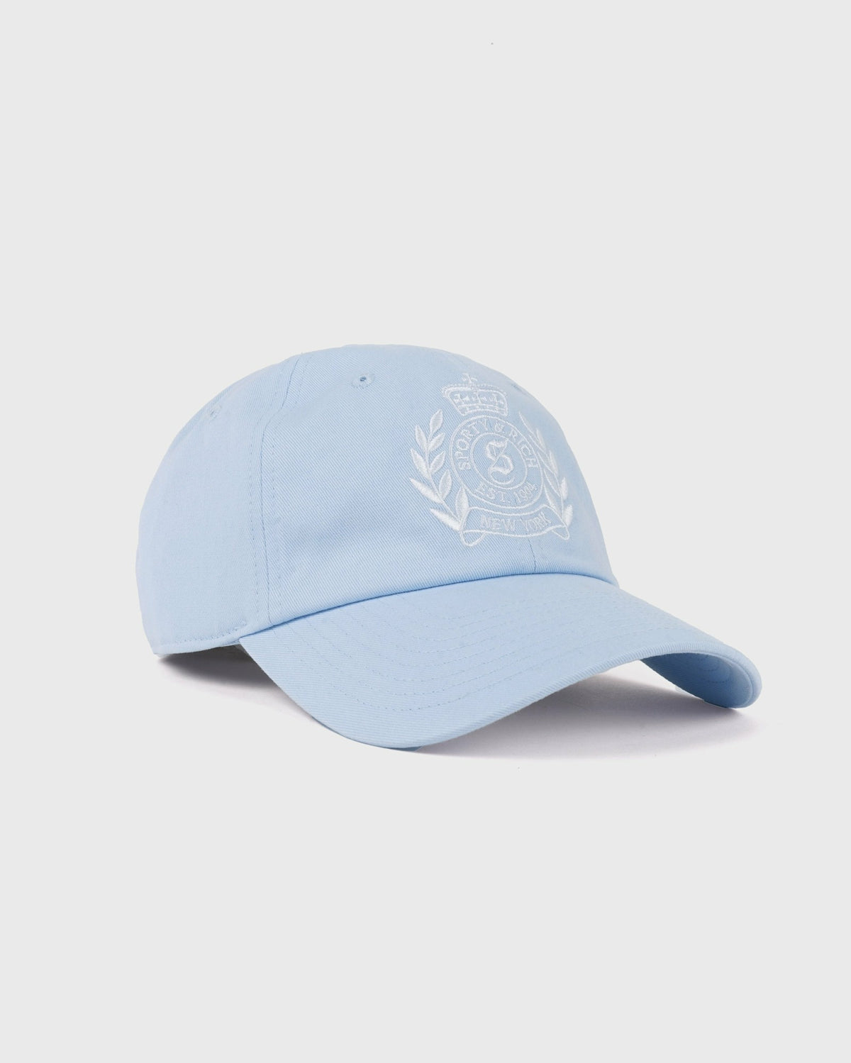Sporty & Rich NY Crest Hat - Ciel