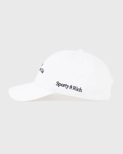 Sporty & Rich Modern Hat - White