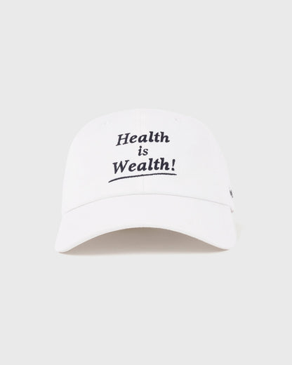Sporty & Rich Health is Wealth Hat - White