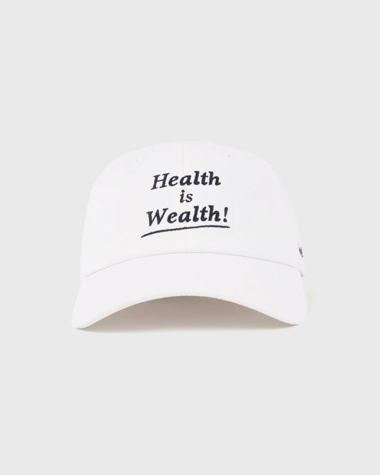 Sporty & Rich Health is Wealth Hat - White
