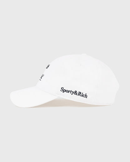 Sporty & Rich Health is Wealth Hat - White