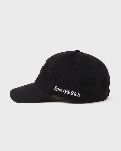Sporty & Rich Health is Wealth Hat - Faded Black