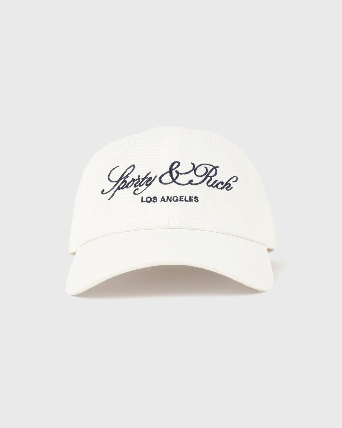 Sporty & Rich Vendome LA Hat - Ecru/Navy