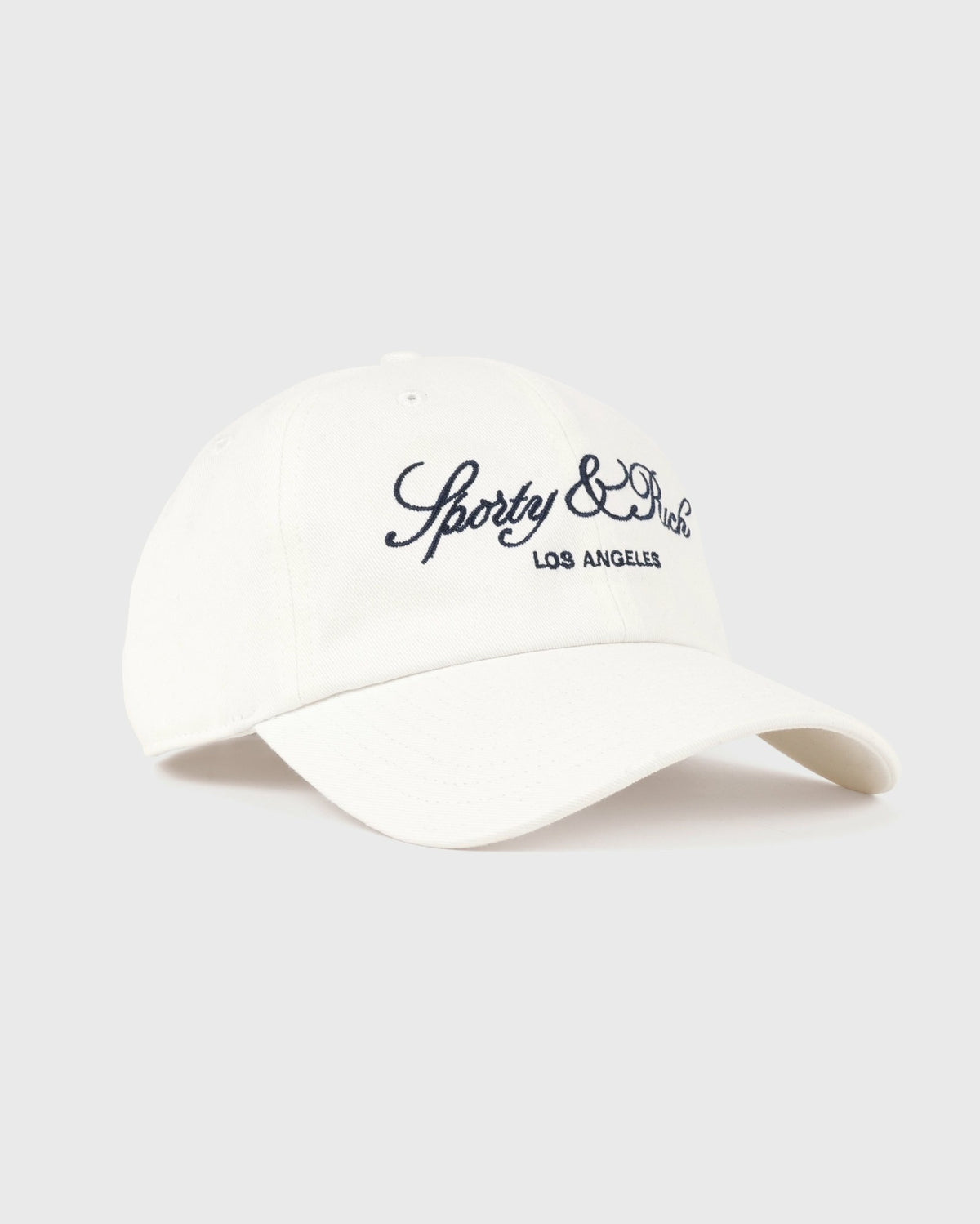 Sporty & Rich Vendome LA Hat - Ecru/Navy