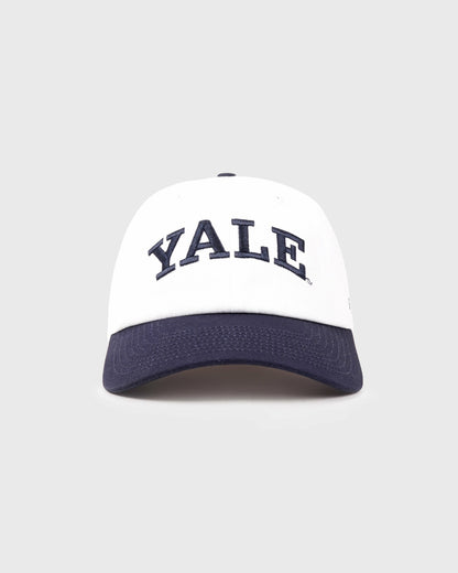 Sporty & Rich Yale Classic Hat - White/Navy