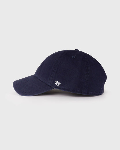 Sporty & Rich Yankees Serif Hat - Navy/White
