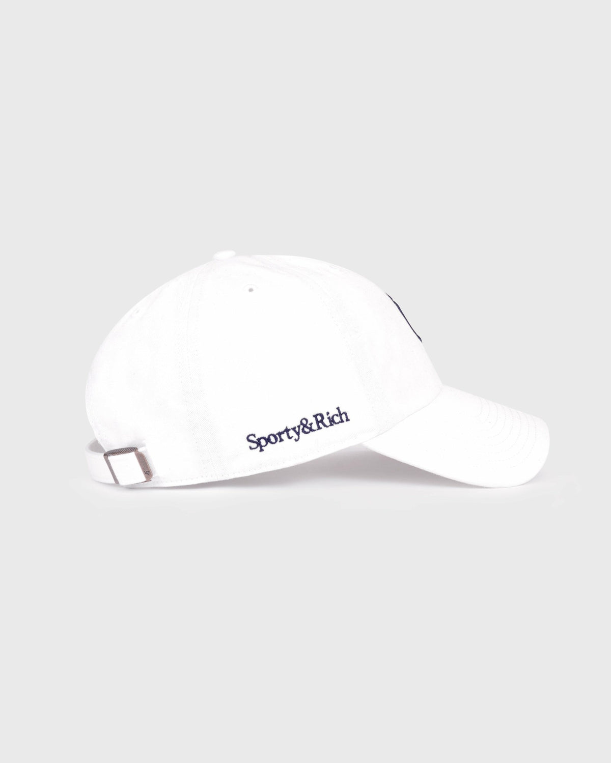 Sporty & Rich Yankees Serif Hat - White/Navy