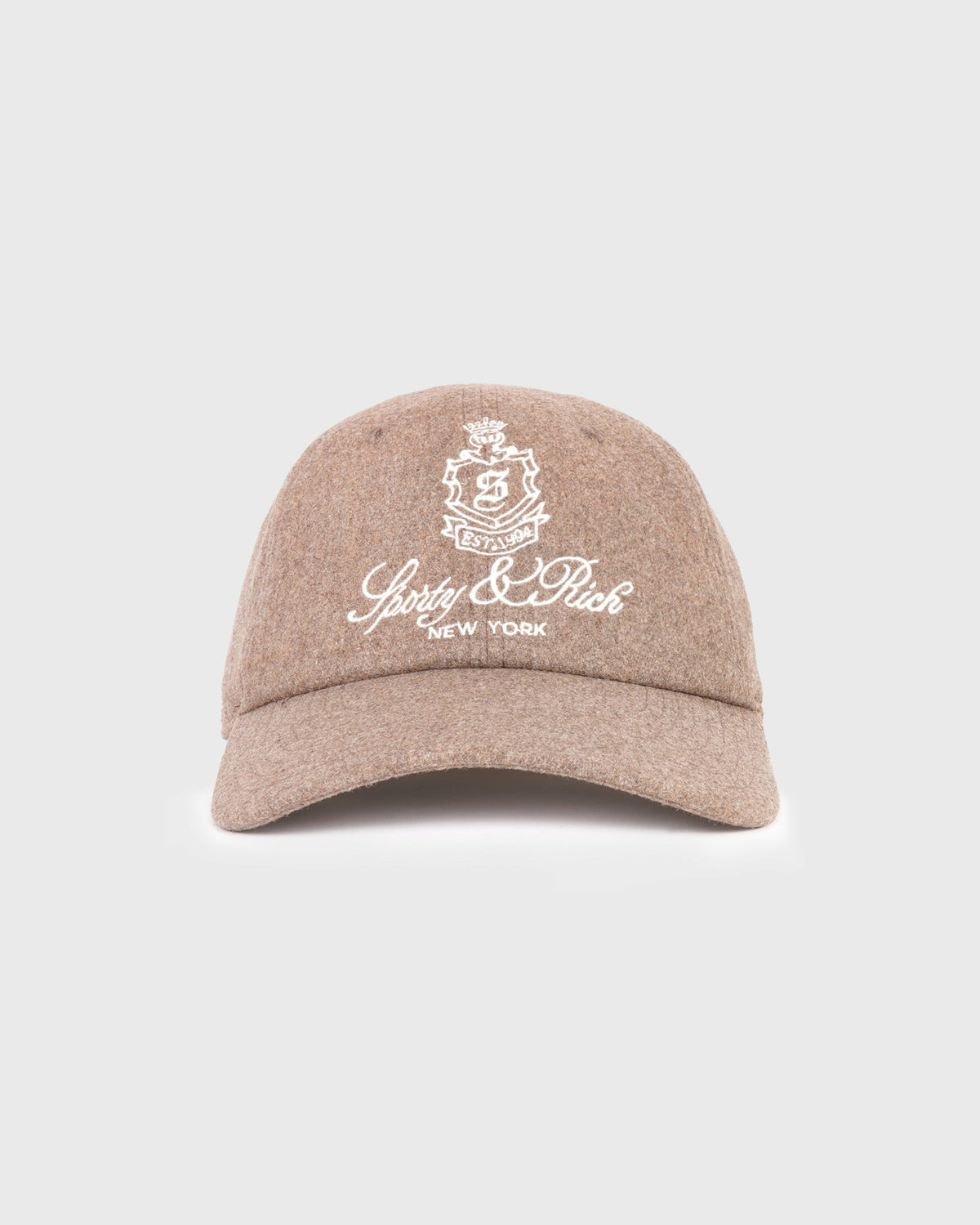Sporty & Rich Vendome Wool Hat - Toffee