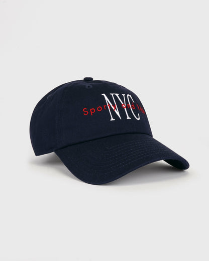 Sporty & Rich NY Minute Hat - Navy/White