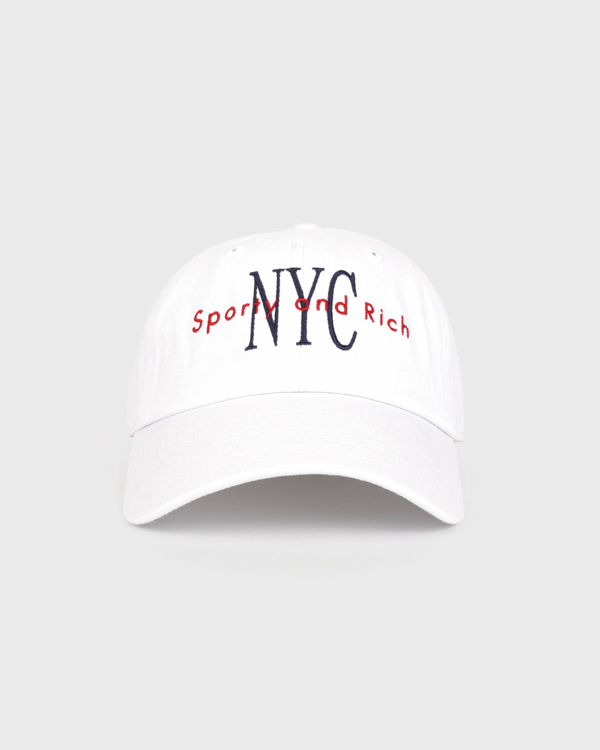 Sporty & Rich NY Minute Hat - White/Navy