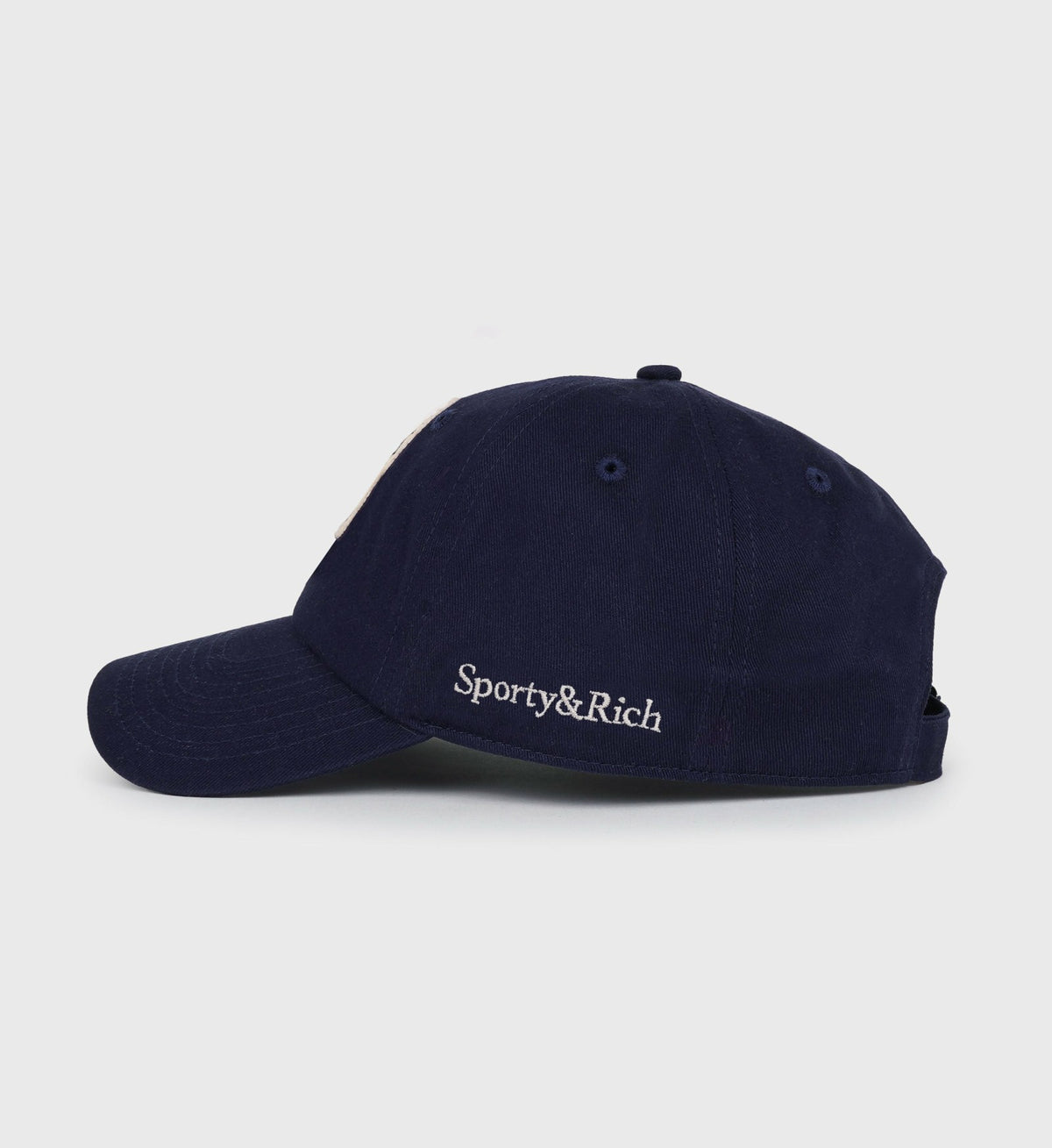 Sporty & Rich Bristol Crest Hat - Navy/Cream