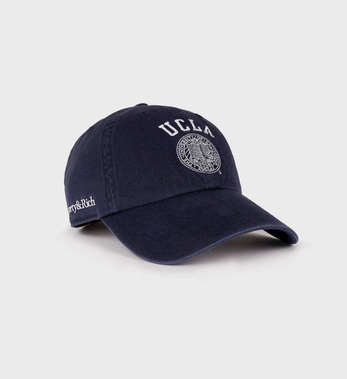 Sporty & Rich UCLA Crest Hat - Navy/White
