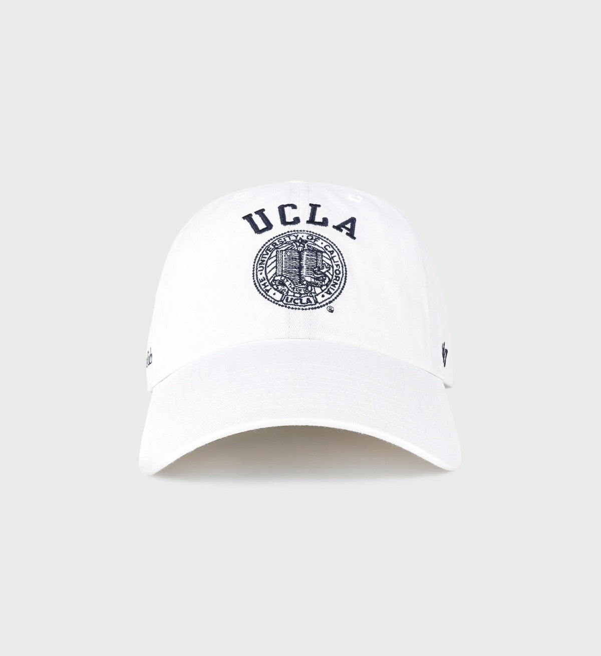 Sporty & Rich UCLA Crest Hat - White/Navy