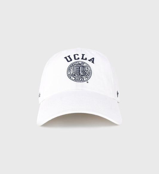 Sporty & Rich UCLA Crest Hat - White/Navy