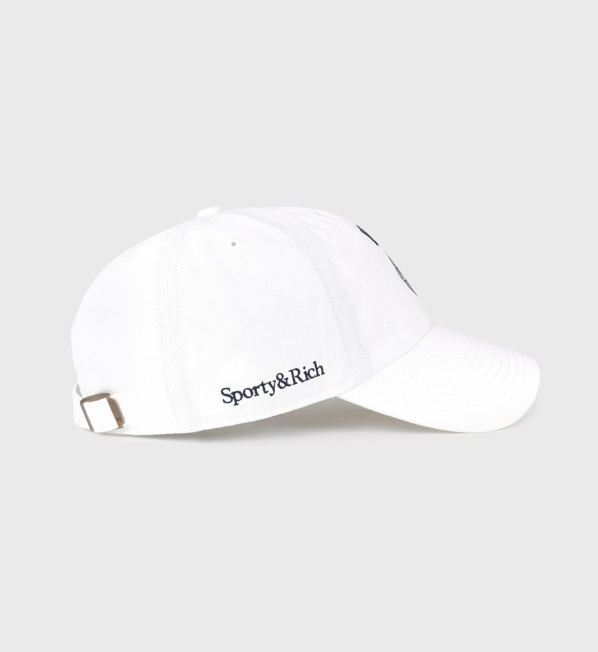 Sporty & Rich UCLA Crest Hat - White/Navy