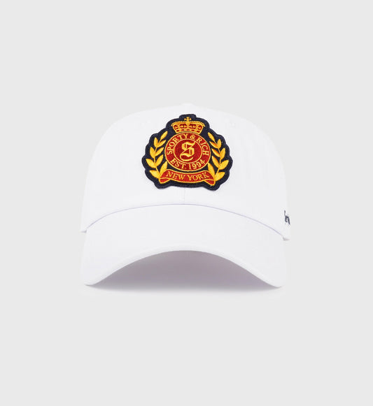 Sporty & Rich H&W Crest Hat - White/Multi