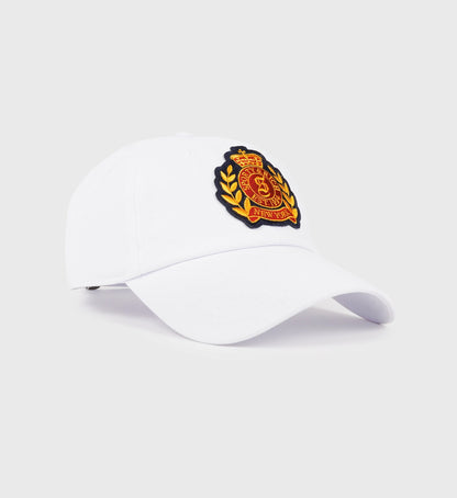 Sporty & Rich H&W Crest Hat - White/Multi