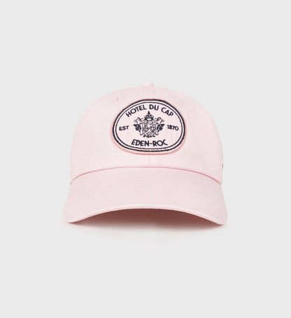 Sporty & Rich Eden Crest Hat - Pink Dolphin/Navy