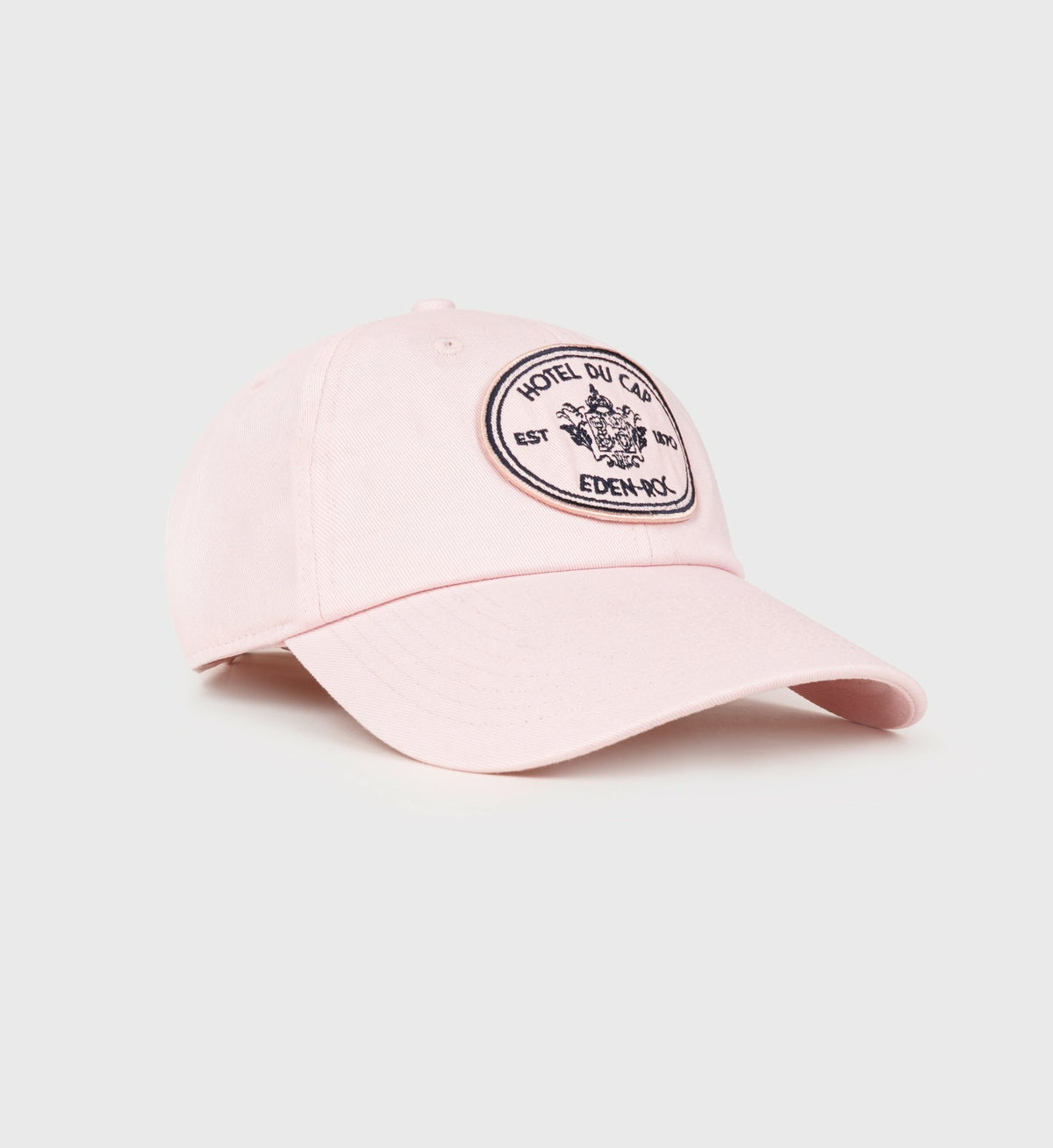 Sporty & Rich Eden Crest Hat - Pink Dolphin/Navy