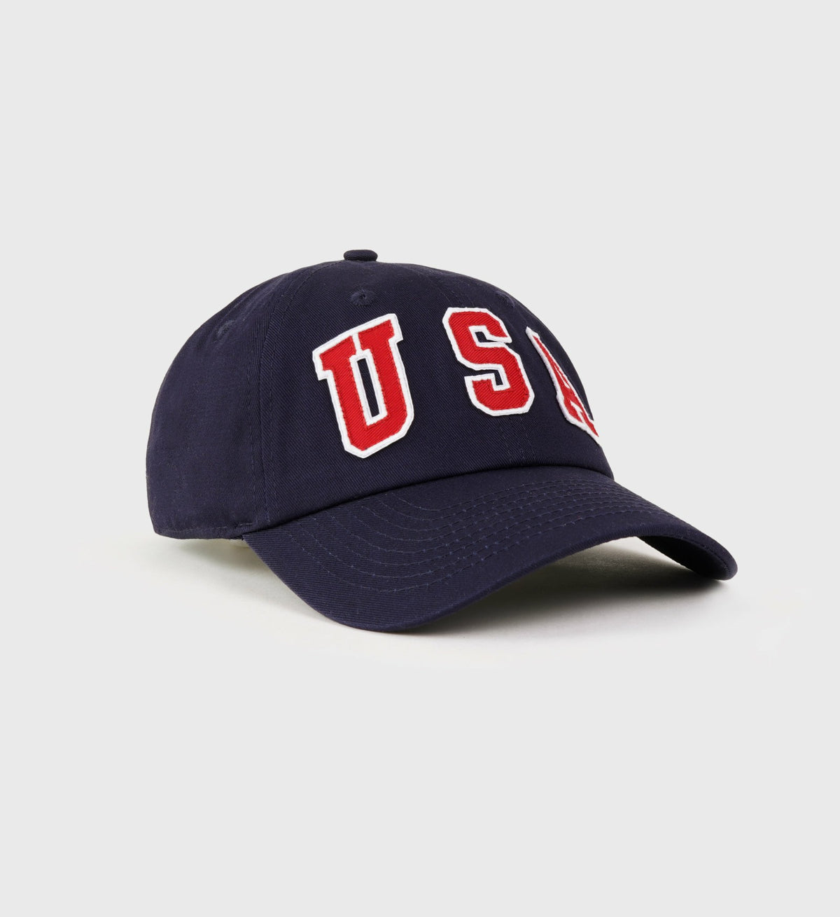 Sporty & Rich USA Hat - Navy/Sports Red/ White