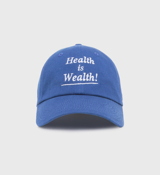 Sporty & Rich Health is Wealth Hat - Team Blue/White