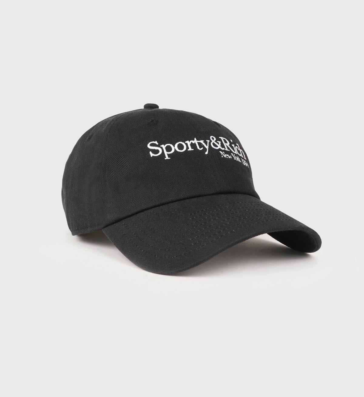 Sporty & Rich HWCNY Hat - Faded Black