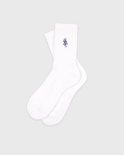Sporty & Rich SRC Socks - White/Navy