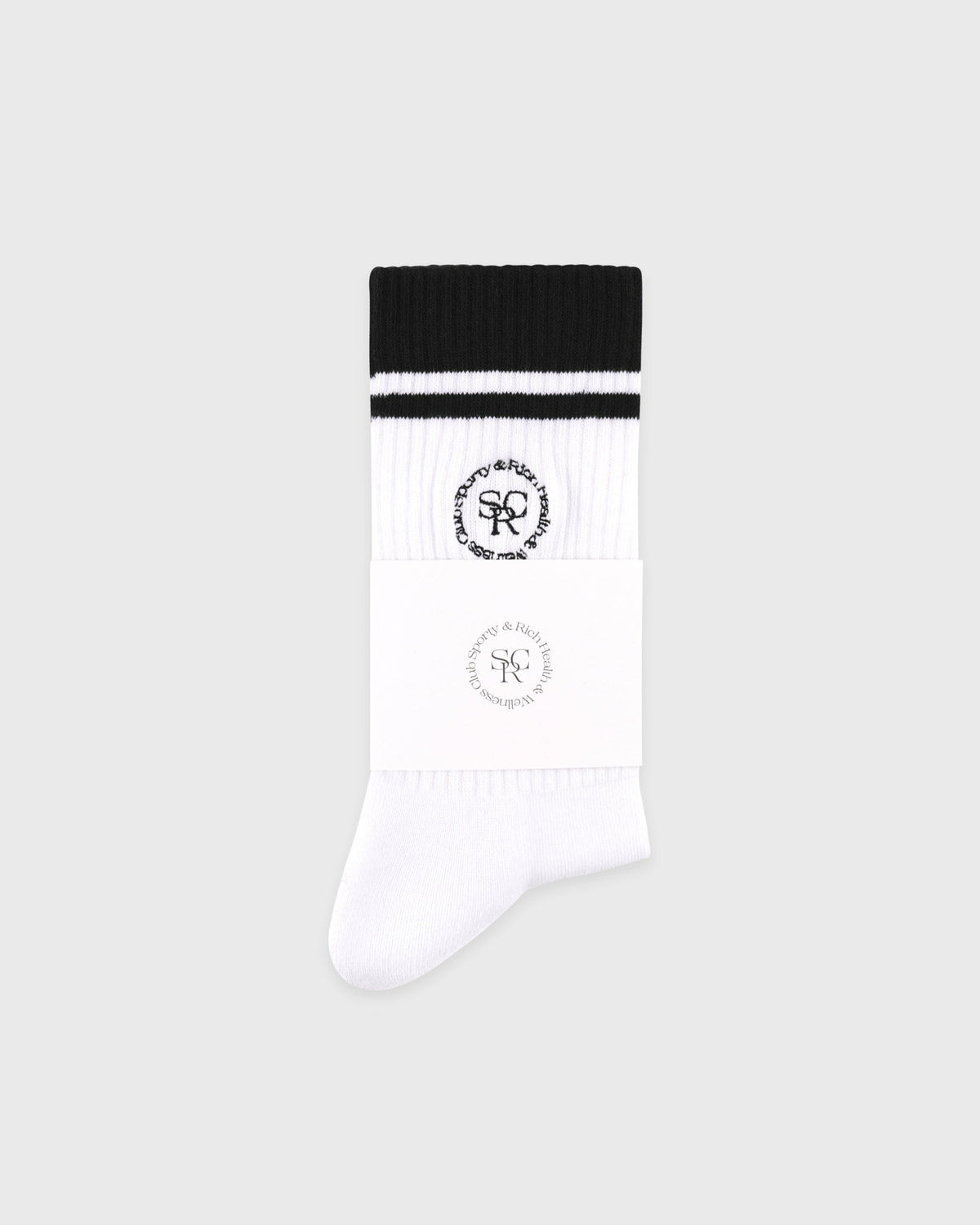 Sporty & Rich SRHWC Socks - White/Black
