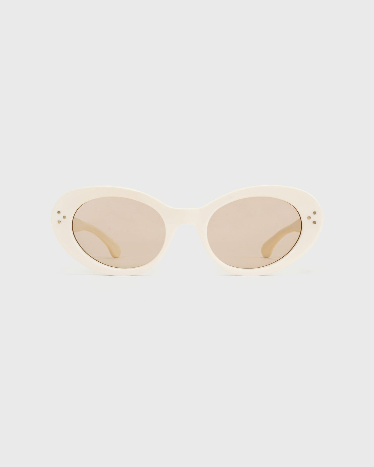 Sporty & Rich Frame N.05 - Sunglasses - Cream