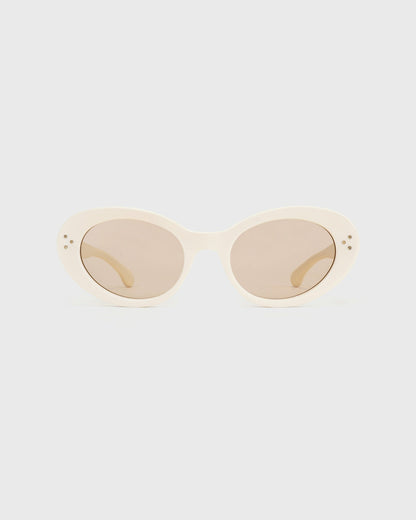 Sporty & Rich Frame N.05 - Sunglasses - Cream