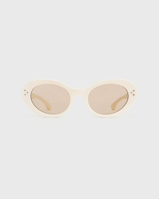 Sporty & Rich Frame N.05 - Sunglasses - Cream