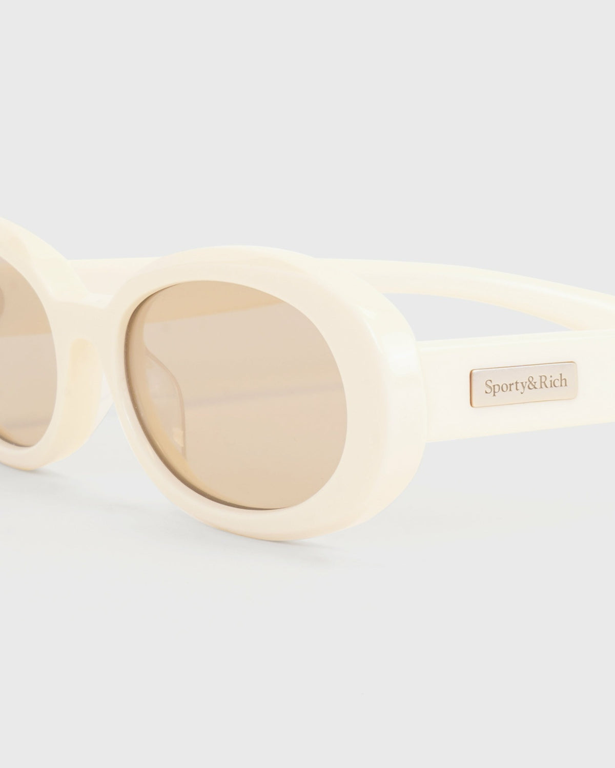 Sporty & Rich Frame N.10 - Sunglasses - Cream